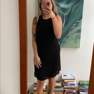 Wilfred black midi dress